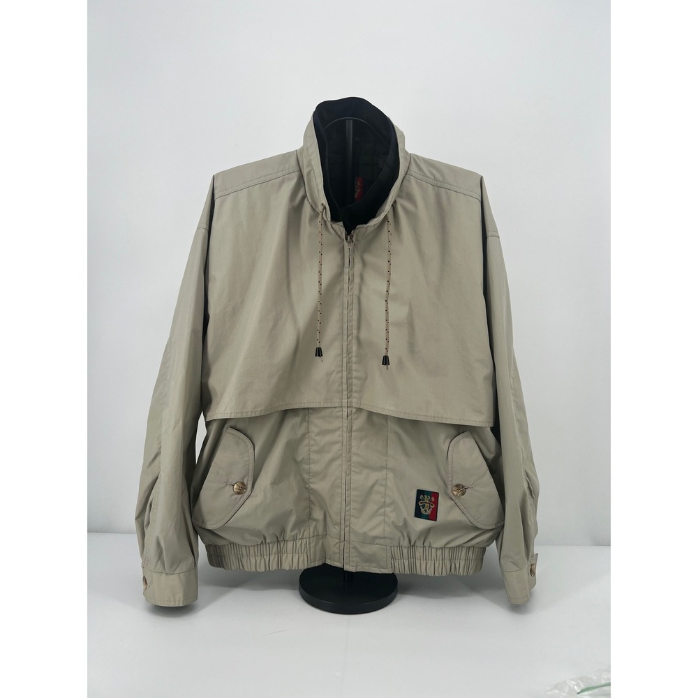 Sunice Jacket Windbreaker Harrington Beige L Vintage Men's Golf Lightweight Coat